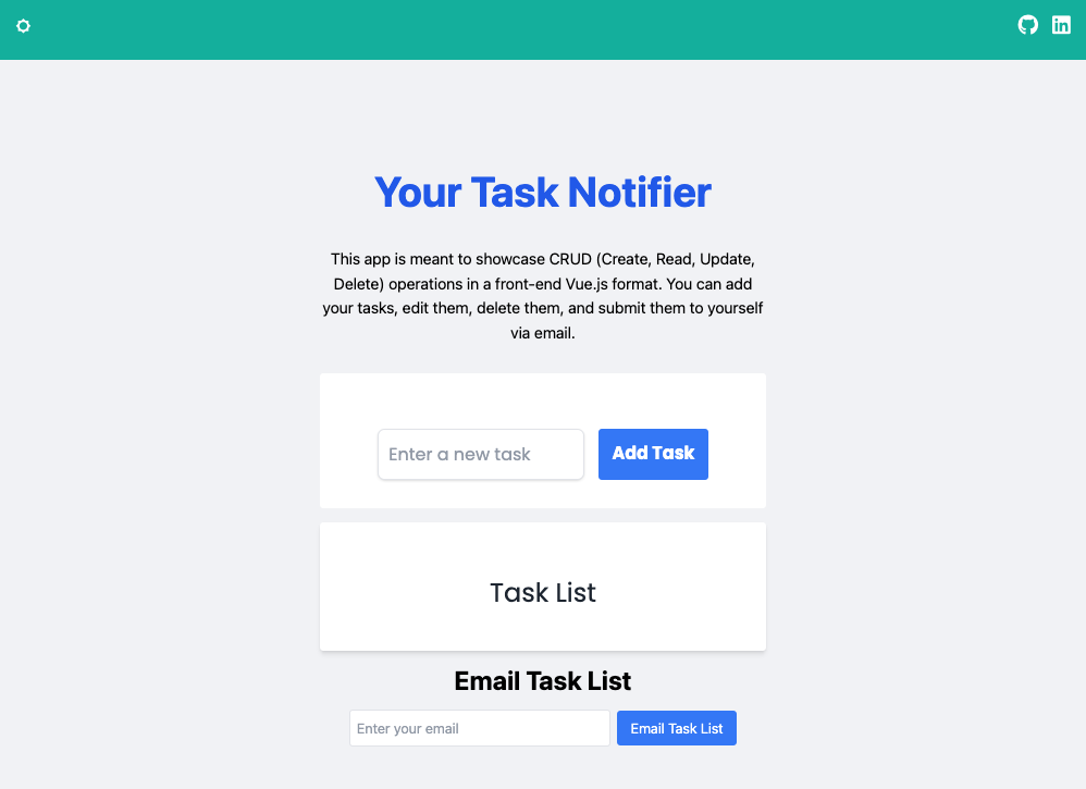 Task Notifier Project